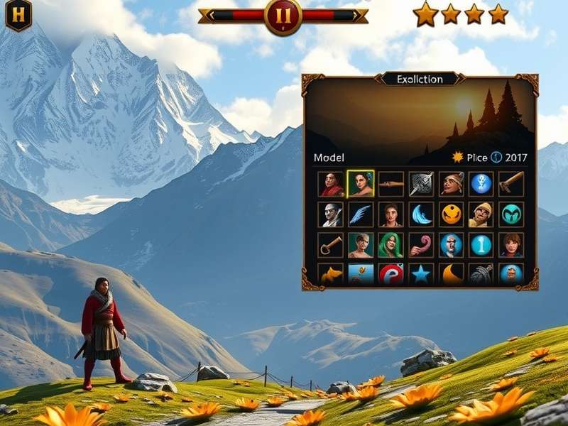 Sikkim Titan Quest character customization screen